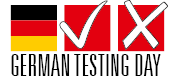 Logo for German Testing Day